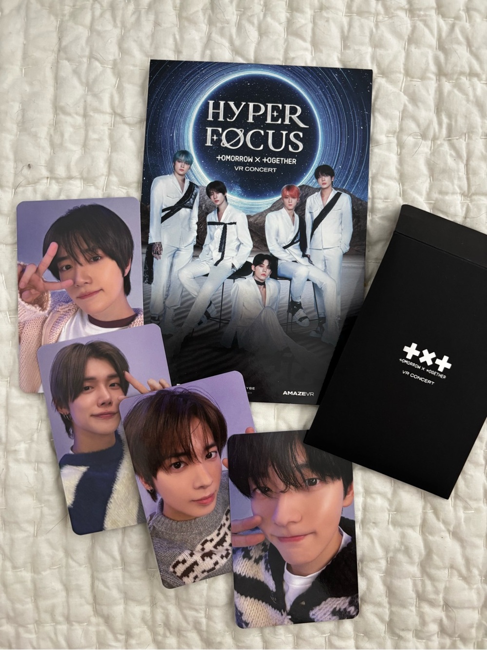 Tomorrow x Together TXT HYPER FOCUS VR Concert Photocard Set